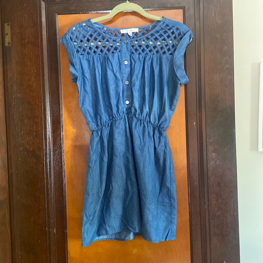 Cute blue cotton dress (material is tencel-like)